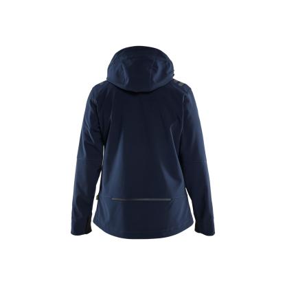 Blåkläder 4719 dame softshell jakke, mørk marineblå/hi-vis gul