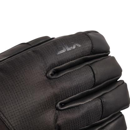 DLX EDONIA læder vandtætte skihandsker, unisex, sort