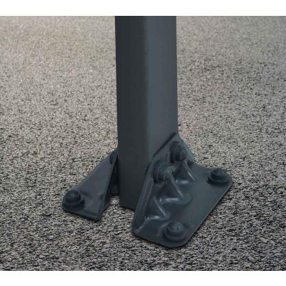 Canopia by Palram Atlas 5000 carport, buet tag, grå, 243 x 288 x 495 cm - 14,22 m²