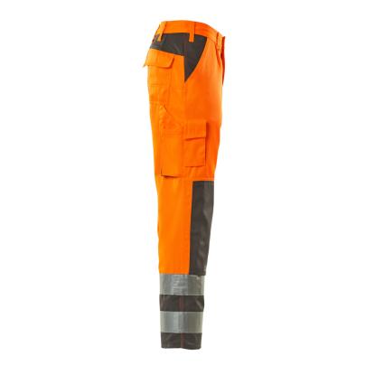 MASCOT SAFE COMPETE Olinda arbejdsbukser med knælommer, hi-vis orange/antracit