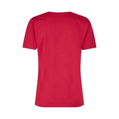 ID 0553 T-shirt, økologisk, dame, rød