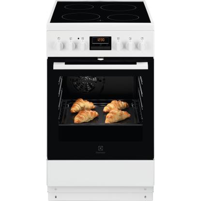 Electrolux LKR540402W glaskeramisk komfur, 57 liter
