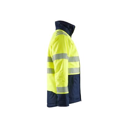 Blåkläder 4917 dame multinorm vinterjakke inherent, hi-vis gul/marineblå