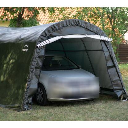 ShelterLogic Garage-in-a-Box teltgarage til bil, polyethylen/stål, grøn - 18,3 m²