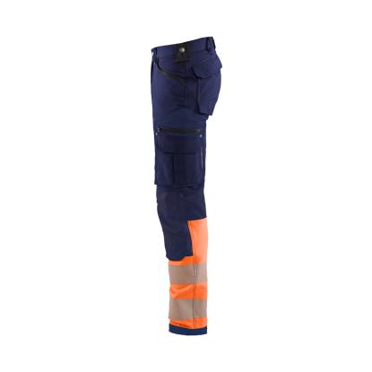 Blåkläder 1193 high vis buks 4-vejs stretch, marineblå/hi-vis orange
