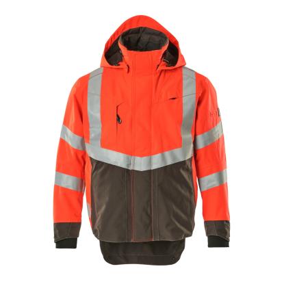 MASCOT SAFE SUPREME Harlow skaljakke, hi-vis rød/mørk antracit
