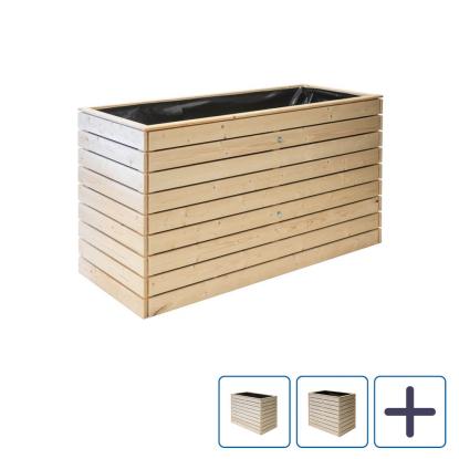 Westmann Asket højbed, lærketræ