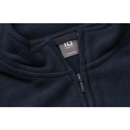 ID 0808 fleece tunika med korte ærmer, unisex, navy