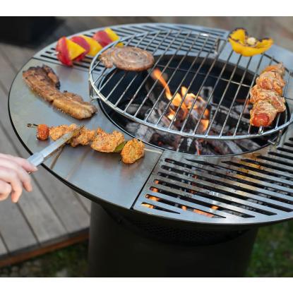 Westmann stålgrill/bålfad, sort, Ø75 x 94 cm