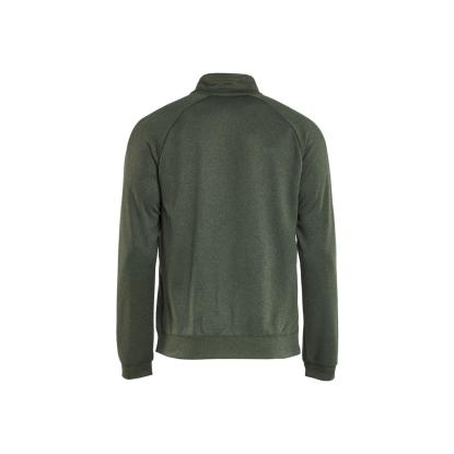 Blåkläder 3418 hybrid sweatshirt, efterårsgrøn/sort