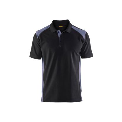 Blåkläder 3324 poloshirt, sort/grå