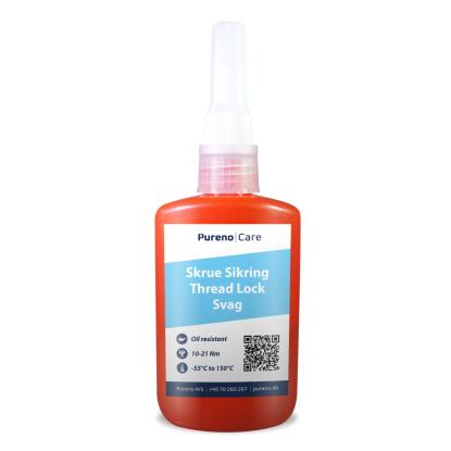Pureno Skruesikring Svag, 50 ml, 10-21 Nm