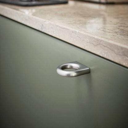 Beslag Design Luck greb, 32 mm, rustfrit stål look