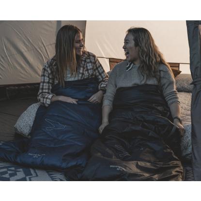 easy camp Starling Square sovepose, 10°C, sort, 75 x 190 cm