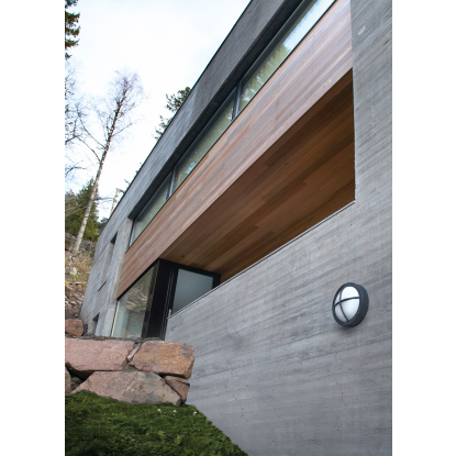Norlys Rondane LED væglampe/loftlampe, IP65, aluminium