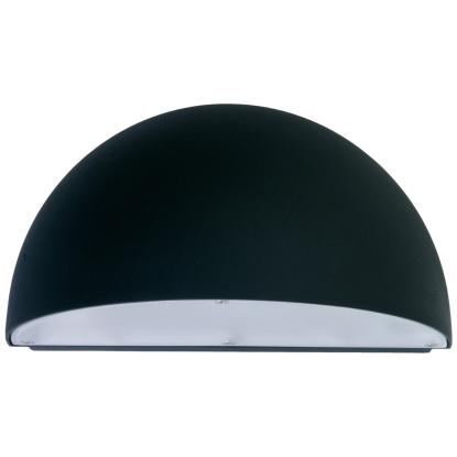 SG Armaturen Duett væglampe inkl. 10W lyskilde, E27, IP44/IP65, mat sort