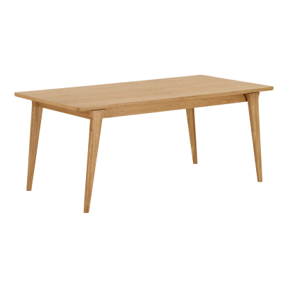 Darwin spisebord med tillægsplade, egefiner, 90 x 180-230 cm
