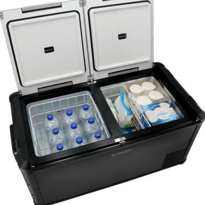 Mestic køleboks med kompressor MCCP-75 AC/DC, Dual Zone