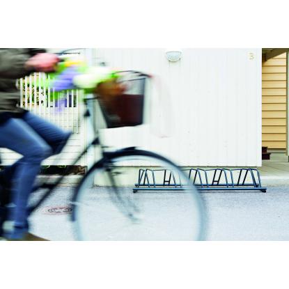 Varax cykelstativ med 5 pladser, sort