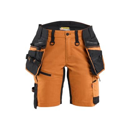 Blåkläder 7175 striker dame håndværker shorts stretch, rust/sort 