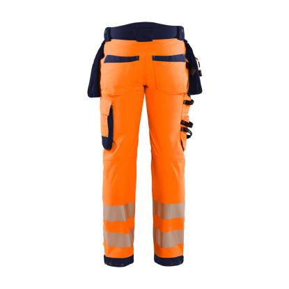 Blåkläder 1820 high vis softshell buks, hi-vis orange/marineblå