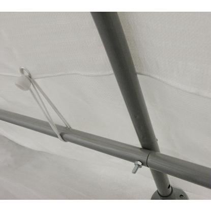 ShelterLogic drivhus med hylde, hvid - 4,32 m²