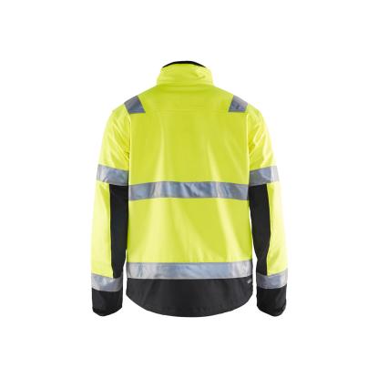 Blåkläder 4900 high vis softshell jakke, hi-vis gul/sort