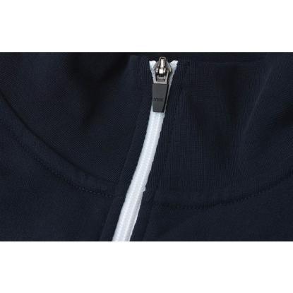 ID 0626 sweat cardigan med kontrast, navy
