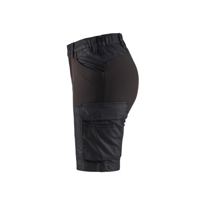 Blåkläder 7137 dame service shorts stretch, marineblå/sort