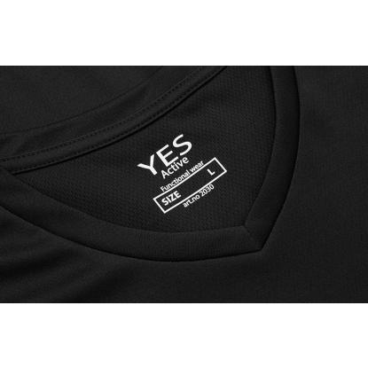 ID 2030 YES Active T-shirt, sort