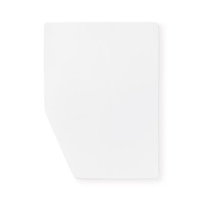Walra Travel jersey stræklagen til fransk seng, venstre, 160 x 210 cm, hvid