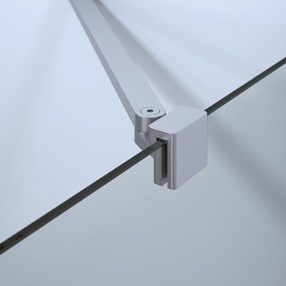 Scanbad Match arm til fast væg, model D, 30 cm, satin