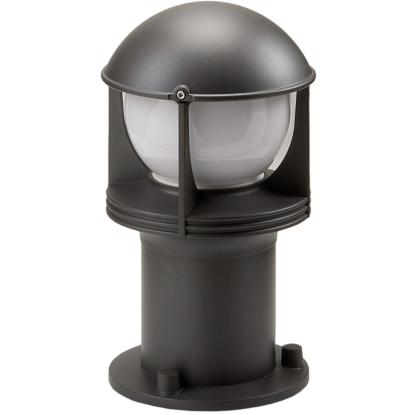 SG Armaturen Opus R LED pullert/bedlampe, H39,6 cm, vandalbeskyttet (IK10), 3000K, IP65, grafitgrå