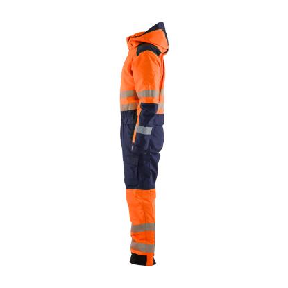 Blåkläder 6725 high vis vinter kedeldragt, hi-vis orange/marineblå