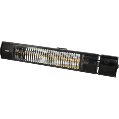 Heatcare Sigma el terrassevarmer med fjernbetjening, sort - 2000 W