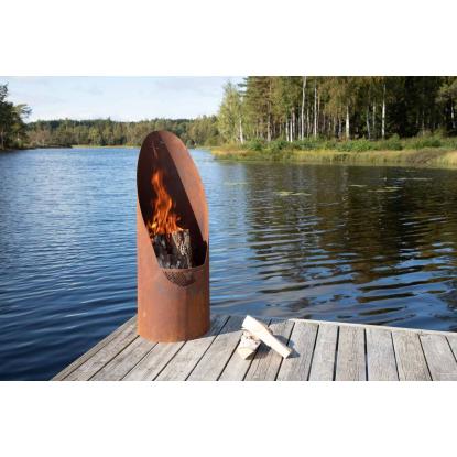 Venture Design Bastian havepejs, rust, 100 x Ø37 cm