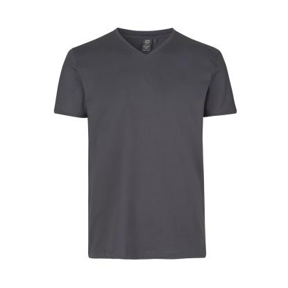 ID PRO Wear CARE 0372 T-shirt med v-hals, silver grey