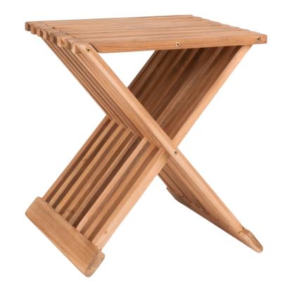 Taburet i teaktræ, natur