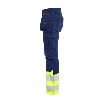 Blåkläder 7030 dame high vis buks stretch, marineblå/hi-vis gul