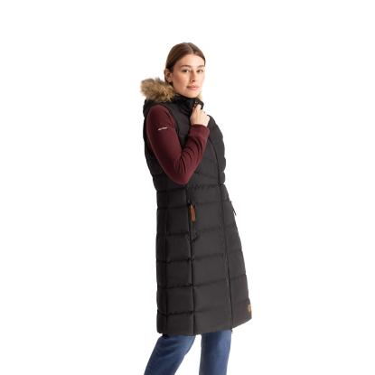 Trespass AUDREY GILET lang vest, dame, sort