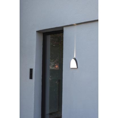 LUTEC APOLLO udendørs LED væglampe, IP54, mørk grå
