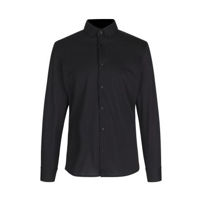Seven Seas S86 The Jersey skjorte, slim, sort