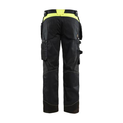 Blåkläder 1555 håndværker buks, sort/hi-vis gul
