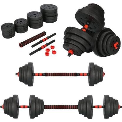 Viking Sports vægtstangs/-håndvægts sæt, justerbar - 40 kg