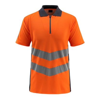 MASCOT SAFE SUPREME Murton poloshirt, hi-vis orange/mørk marine