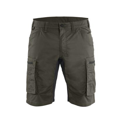 Blåkläder 1449 service shorts med stretch, olivengrøn/sort
