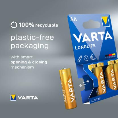 Varta longlife batterier AA - 16 stk.