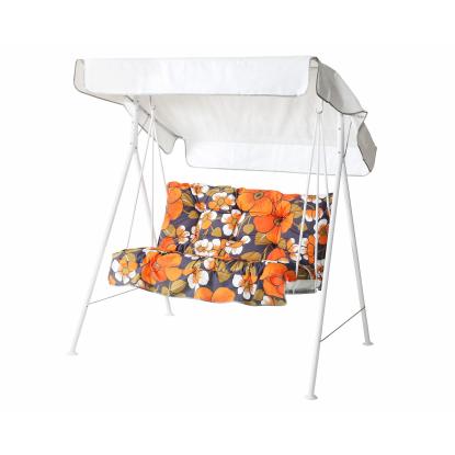 Varax Duo 2 personers hængesofa, orange-blomstret