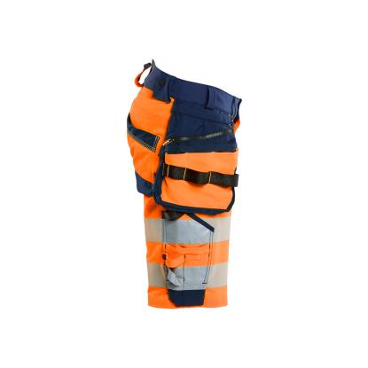 Blåkläder 1120 high vis shorts 4-vejs stretch, hi-vis orange/marineblå