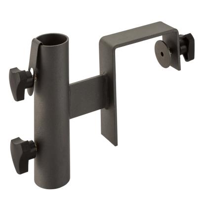 Platinum Sun & Shade balkonklemme til topgelænder, 11 cm, Ø38 mm, antracitgrå